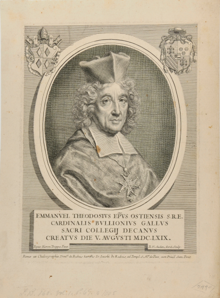 EMMANUEL THÉODOSE DE LA TOUR D'AUVERGNE, DUKE OF ALBRET, CARDINAL BOUILLON