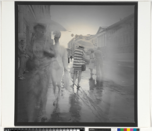 WOMAN WITH UMBRELLA, ST. PETERSBURG