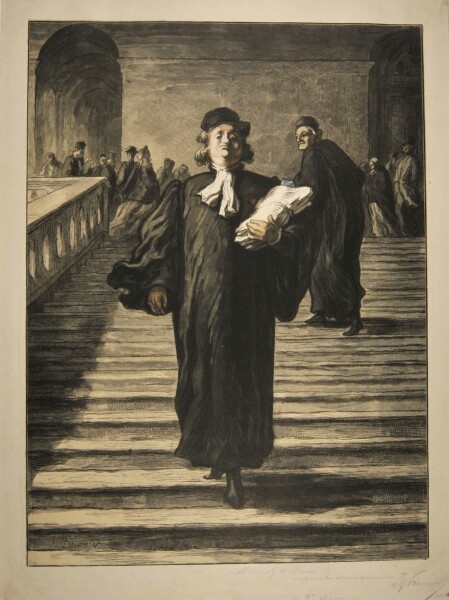 THE GRAND STAIRCASE OF THE PALACE OF JUSTICE