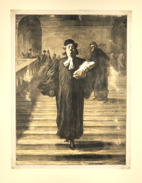 THE GRAND STAIRCASE OF THE PALACE OF JUSTICE