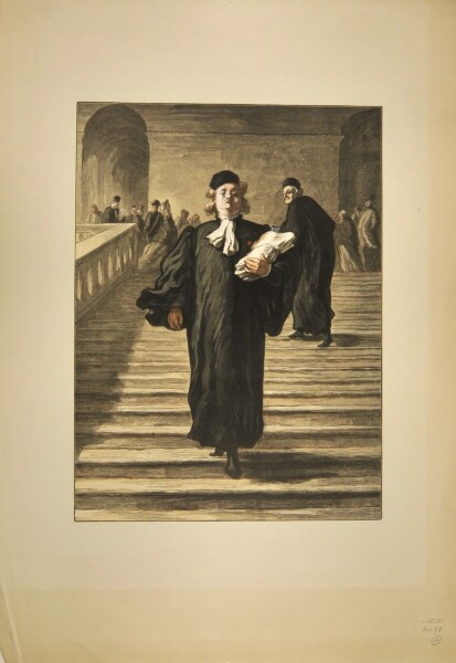 THE GRAND STAIRCASE OF THE PALACE OF JUSTICE