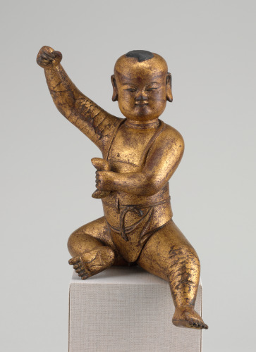 Seated Boy as Kui Xing