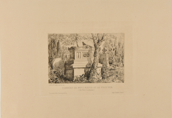 The Tomb of Constance Mayer and Pierre-Paul Prud’hon, Père Lachaise Cemetery