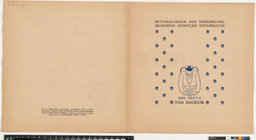 COVER FROM THE JOURNAL "SACRED SPRING" (ISSUE 3,1901)
