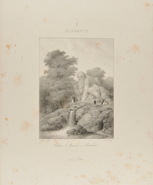 FLORENCE - THE "APPENNINE COLOSSUS" BY GIAMBOLOGNA, AT THE PRATOLINO