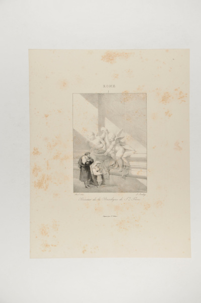 ROME - A HOLY WATER STOUP IN ST. PETER'S BASILICA