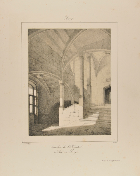 Savoye – Stairs to the Hospital in Aix