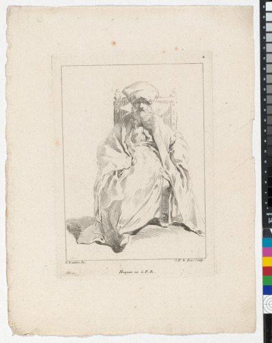 COLLECTION OF DIFFERENT OVER-ACTING TYPES DRAWN IN ROME BY CARLE VAN LOO, PAINTER TO THE KING