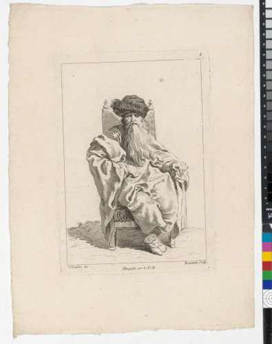 COLLECTION OF DIFFERENT OVER-ACTING TYPES DRAWN IN ROME BY CARLE VAN LOO, PAINTER TO THE KING