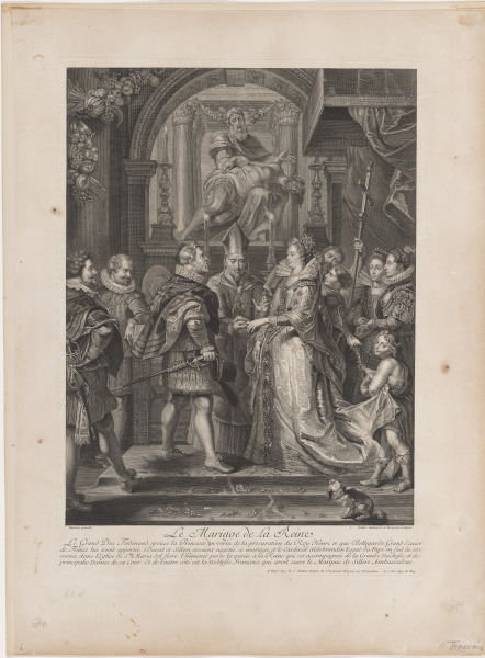 THE WEDDING BY PROXY OF MARIE DE' MEDICI TO KING HENRY IV