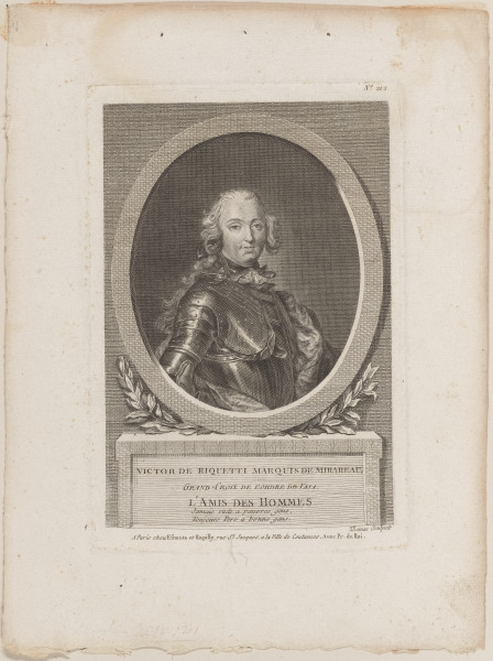 VICTOR DE RIQUETI, MARQUIS DE MIRABEAU