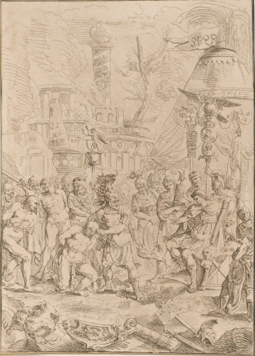 JEWISH CAPTIVES BEFORE TITUS
