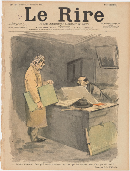VOYONS, MONSIEUR, DANS QUEL MONDE AVEZ-VOUS PU VOIR QUE LES FEMMES NUES N'ONT PAS DE BAS?!!!