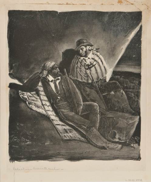 Two Bandits in the Shelter of a Cave