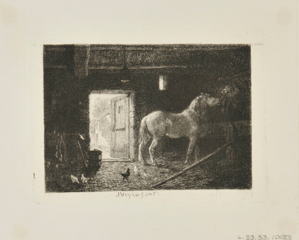 Intérieur d’étable