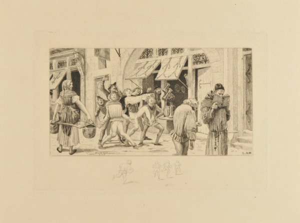 The Students Jeering the Hunchback