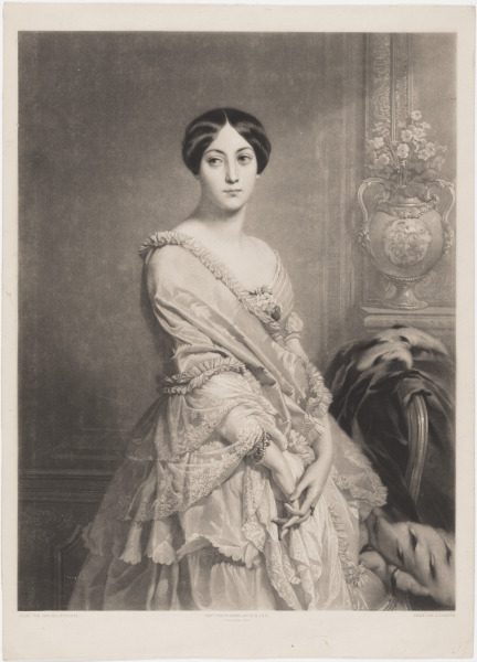 PORTRAIT OF A WOMAN WEARING A SHAWL