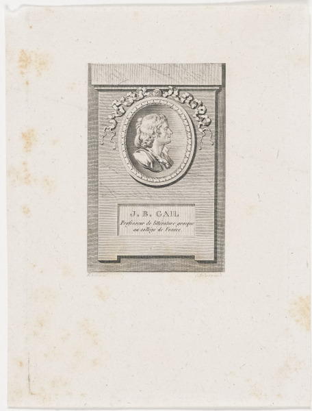 J. B. GAIL, PROFESSEUR DE LITTERATURE GREEQUE, AU COLLEGE DE FRANCE