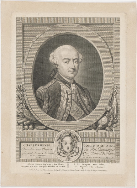 CHARLES HENRI COMTE D'ESTAING