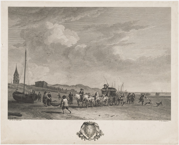 PROMENADE OF THE PRINCE OF ORANGE ON THE BEACH AT SCHEVENINGEN