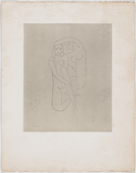 ARRANGING THE HAIR OF HÉRODIADE (REFUSED ETCHING)