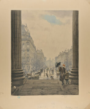 Rue Royale in the Rain, Paris