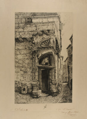 View of Entrance to a Building