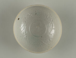 Bowl Decorated with Molded and Applied Leaves and Flowers