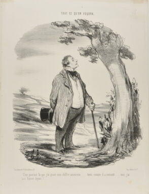 C’est pourtant là que j’ai gravé mon chiffre amoureux… tiens comme il a remonté… moi j’ai bien baissé depuis!…