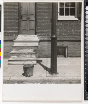 Row House with White Steps, Baltimore