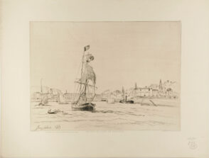 Entrée du port de Honfleur