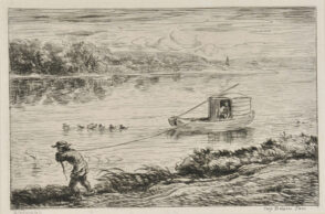 The Cabin Boy Hauling the Tow-Rope (Hauling by Rope)