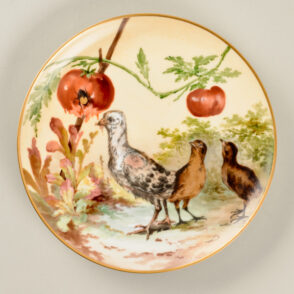 “Chickens in a Garden” Dinner Plate