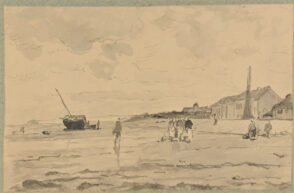 Study for “Fish Auction at the Beach of Villerville”