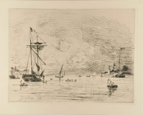 Sortie du port de Honfleur