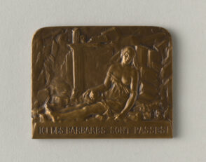 “Here the Barbarians Have Passed” Plaquette