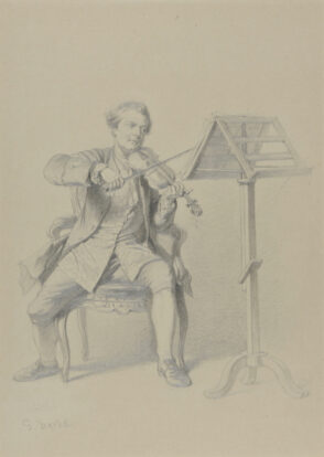 Musician Playing Violin