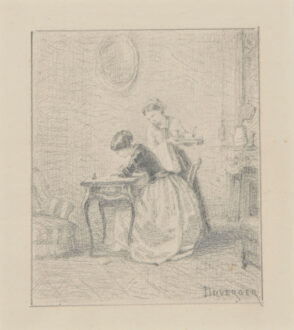 Domestic Interior with Two Women