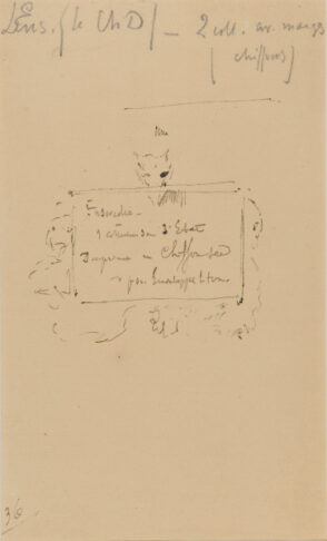 Sketch for ‘L’Ensorcelée’
