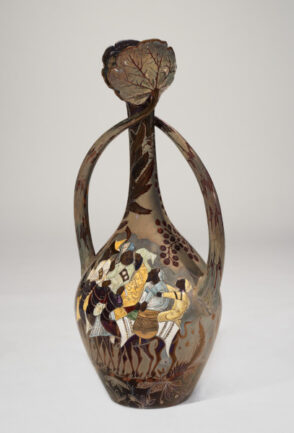 Vase with scenes from the Maqamat al-Ḥarīrī