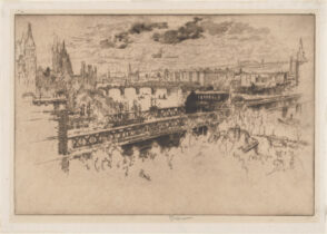 London Over Charing Cross Bridge