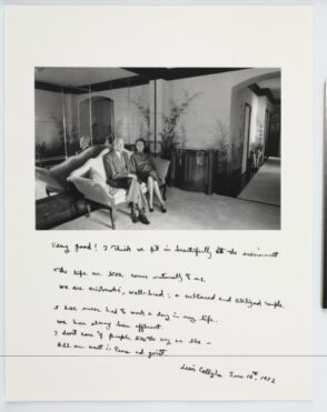 Very good! I think we fit in beautifully with the environment