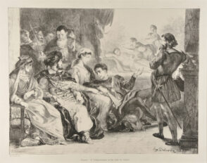 Hamlet fait jouer aux comediens la scene de l’empoisonnement de son père (Act III, Scene II)