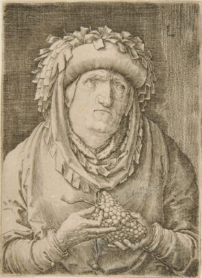 Old Woman with Grapes