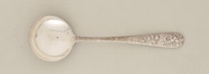 “Repousse” Boullion Spoon