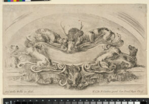 Plate 13 from the series “Raccolta di varii cappriccii et nove invention di cartelle et ornamenti”