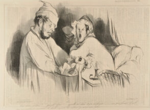 Crie donc, mâtin !…. gueule donc !…. égosille toi donc et que ça finisse….. ne pas fermer l’œil pour un méchant moutard !! le diabe emporte les enfans ! je n’en veux plus…….