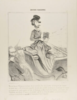 Un soi disant Négociant, victime de ses victimes, fou, dissipateur et intrigant qui donne un pour cent à ses créanciers payable en dix ans, souffle sur le passé, se moque de l’avenir et se pavane en gants jaunes au bois de Boulogne, au Boulevard des Italiens, aux foyers des Théâtres, où il parle d’honneur, de probité appelle ses créanciers voleurs: se pose en victime politique, industrielle et morale! et éclabousse tout le monde.