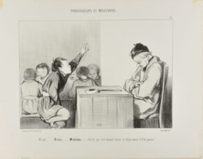 M’sieu..M’sieu..M’siiieu..christi que c’est tannant d’avoir la colique quand le Pion pionse!…..