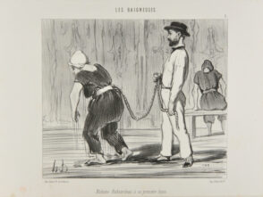 Madame Rabourdeau à sa première leçon.